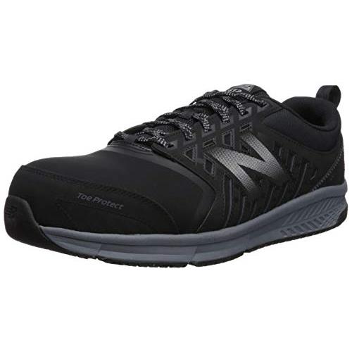 New Balance Men`s 412 V1 Alloy Toe Industrial Shoe - Choose Sz/col Black/Silver