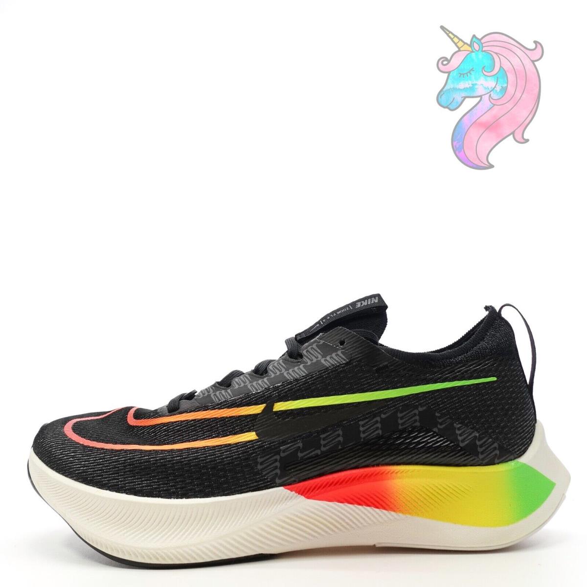 Nike shoes Zoom Fly - Black, Red, Yellow, Green 2