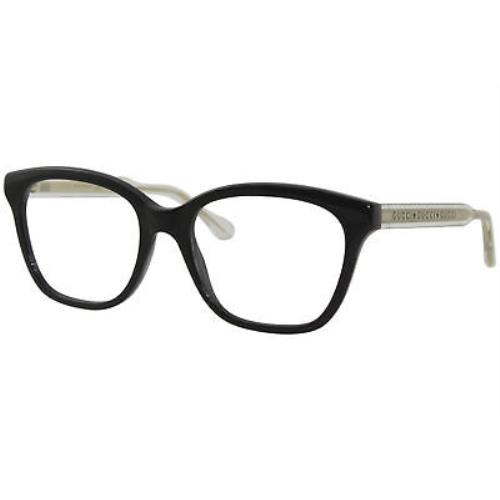 Gucci Seasonal-icon GG0566O 001 Eyeglasses Women`s Black/crystal Optical Frame