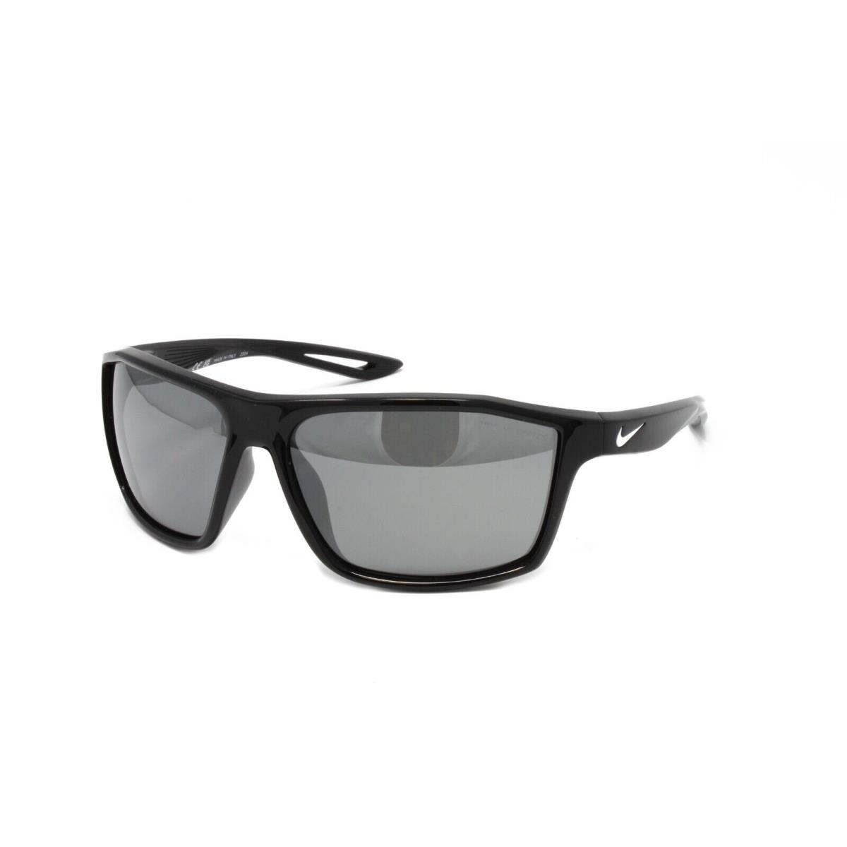 Nike Sunglasses Legend EV1061 010 Black 60mm Gray Silver Mirror Lens - Black Frame, Gray Lens