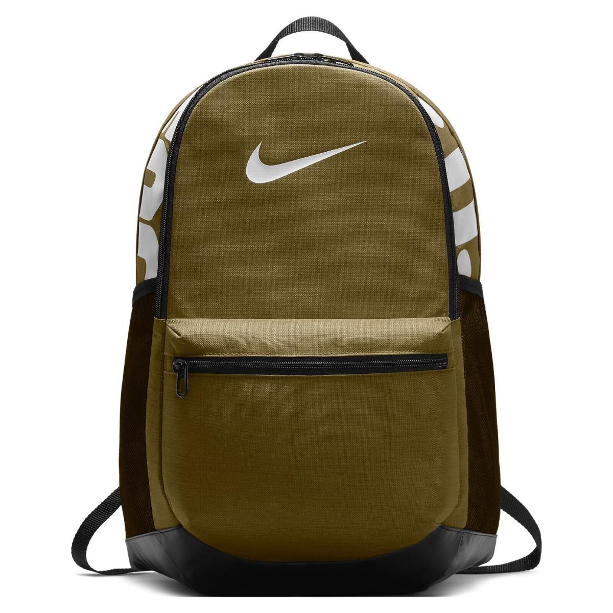 Nike Brasilia Medium Training Backpack BA5329-399 Olive/black/white 1465 CU IN