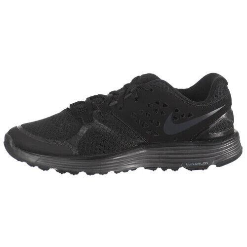 Nike Lunar Swift 3 472668-001 Unisex Kids Black Running Shoes Size US 6.5 HS2183
