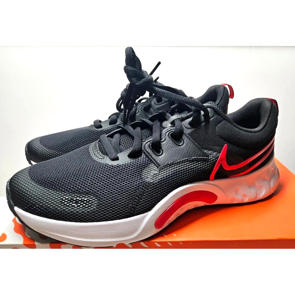 Nike Renew Retaliation 3 DA1350 002 Men`s Black/red Training Shoes sz 11.5 - Black