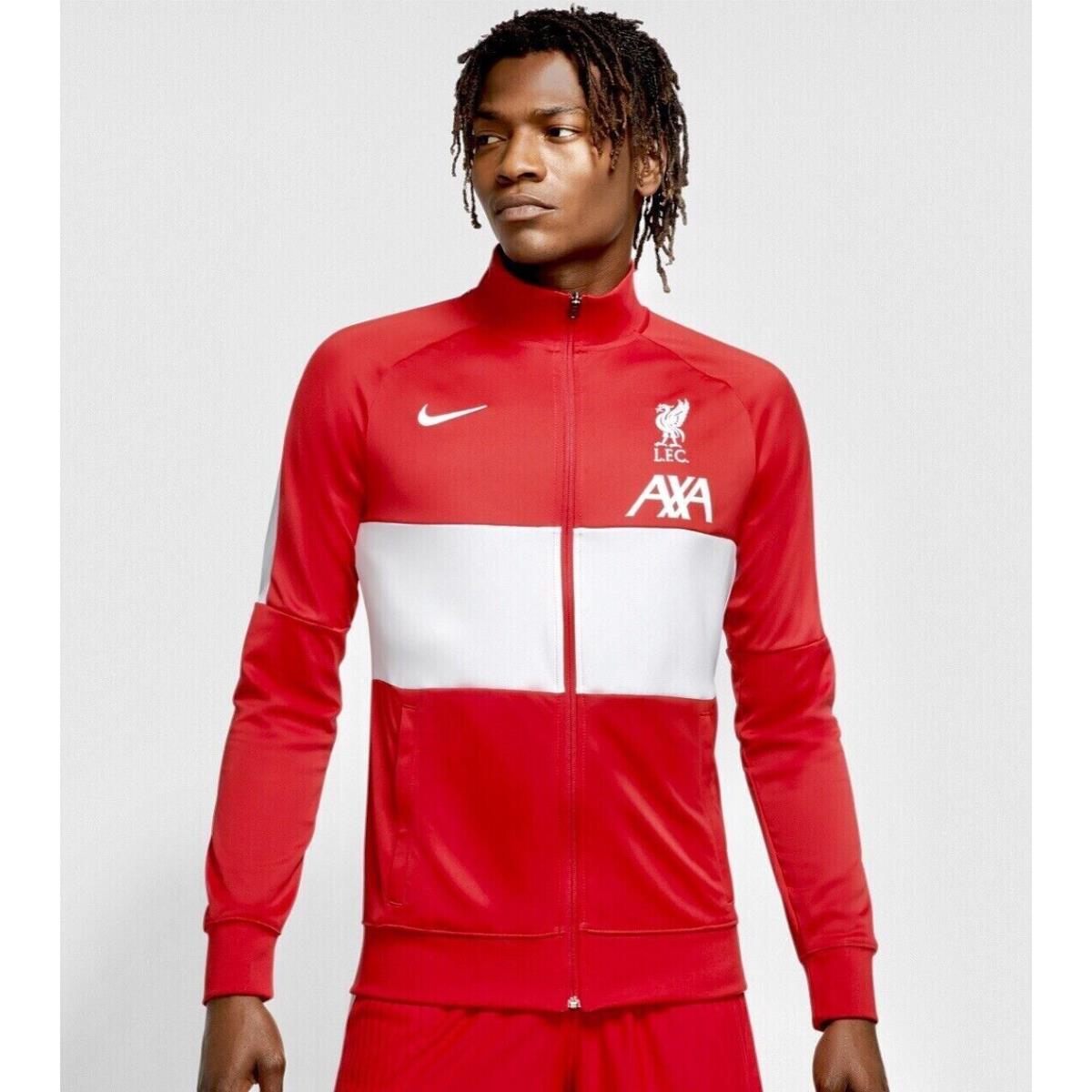 Nike Liverpool Anthem Axa Warmup Track Jacket Red Soccer Mens CZ2778-687 Sz L