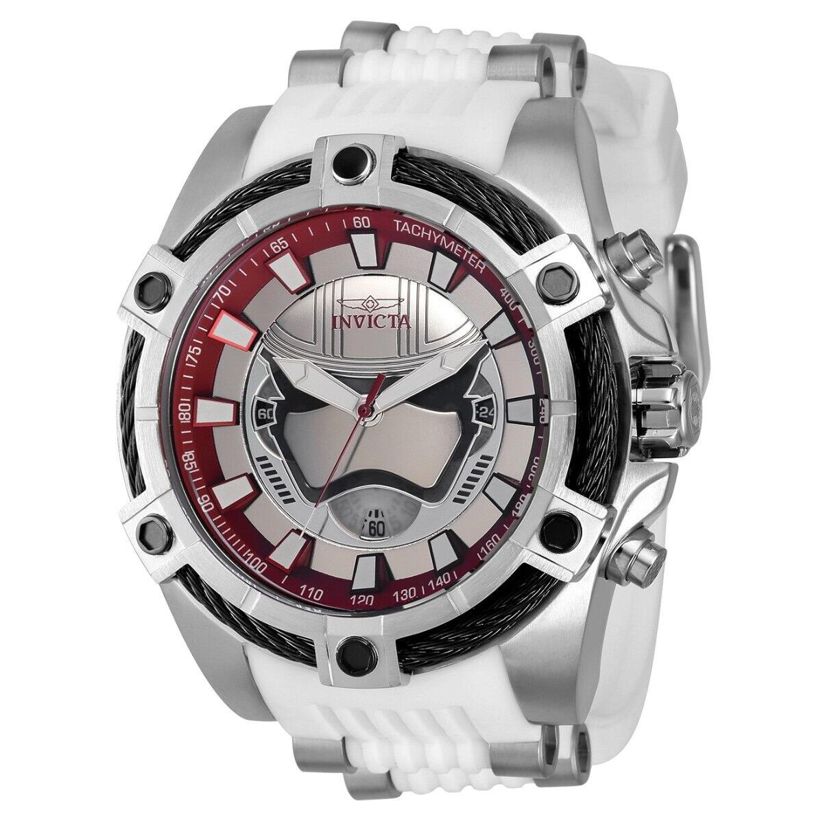 Invicta Star Wars Captain Phasma Men`s 52mm Limited Ed Chronograph Watch 37207