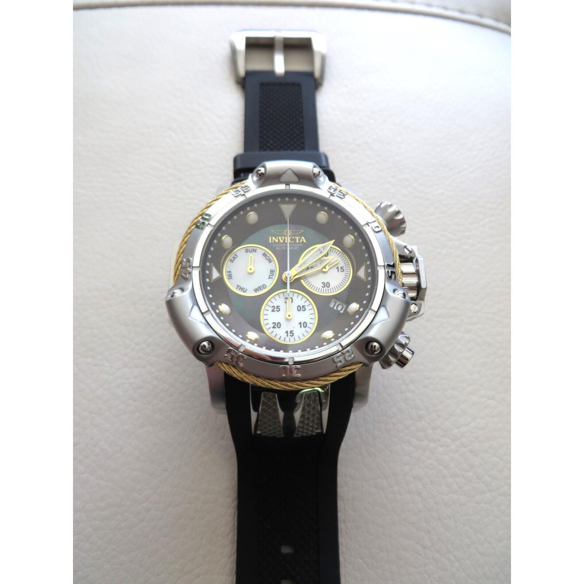 Invicta watch Subaqua - Black Face, Mother of Pearl Dial, Black Band