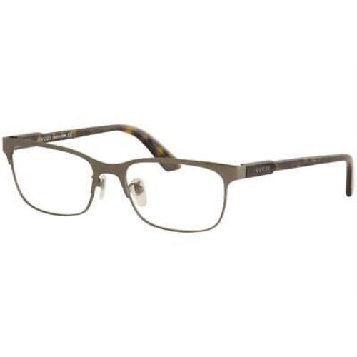 Gucci Eyeglasses Titanium GG0494OJ GG/0494/OJ 002 Ruthenium Optical Frame 56mm