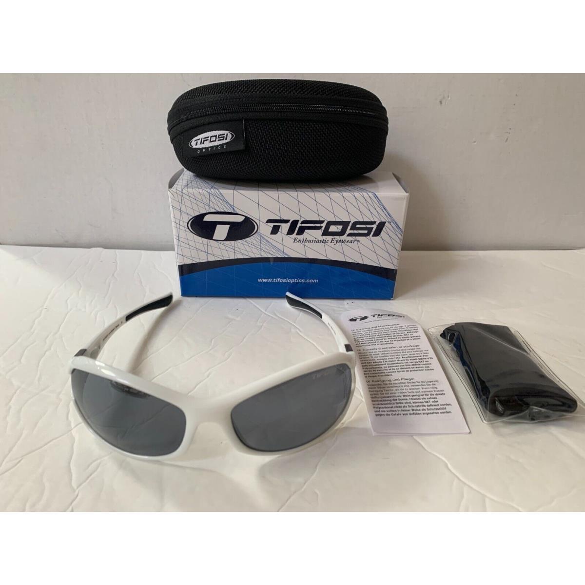 Tifosi Dea SL Pearl White Cycling Sunglasses with Case and Box