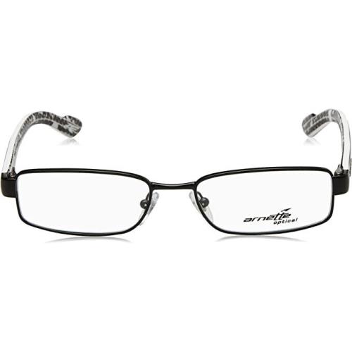 Arnette 6028 Eyeglasses Frames- Black/white Square-50-130