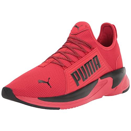 Puma Men`s Softride Premier Slip on Wide Running S - Choose Sz/col High Risk Red/Black
