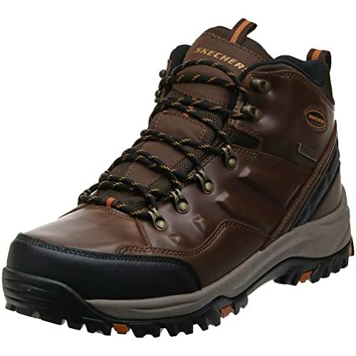Skechers Men`s High Rise Hiking Classic Boots - Choose Sz/col Dkbr