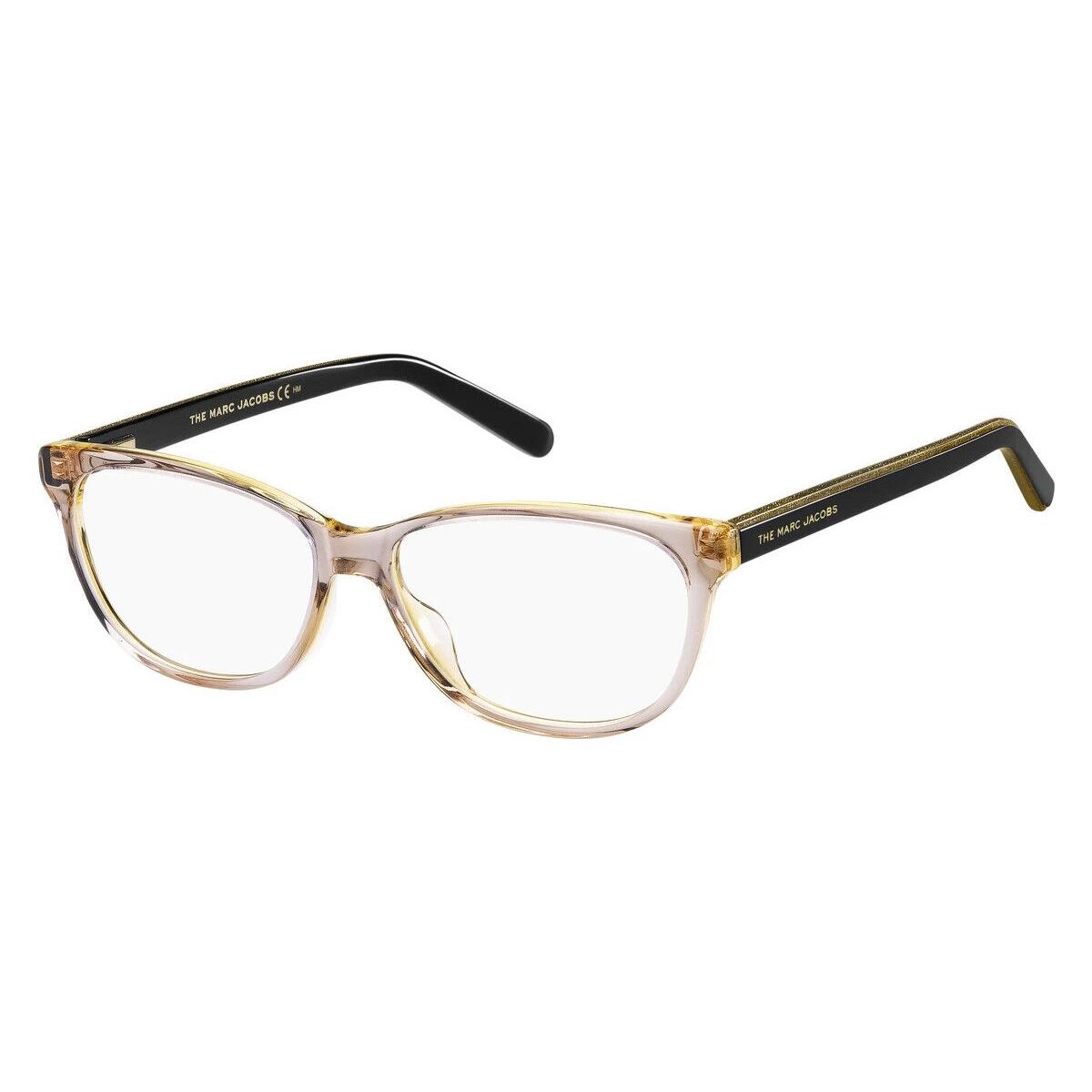 Marc Jacobs eyeglasses Marc - Translucent Brown , Translucent Brown Frame, Clear with demo print Lens 2