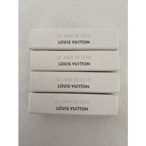 Louis Vuitton Samples x4 2ml Eau DE Parfum LE Jour SE L VE Nrfp