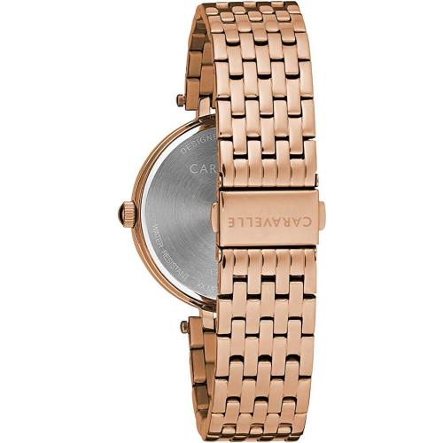 Caravelle watch  - Mother-of-pearl Dial, Rose Gold Band