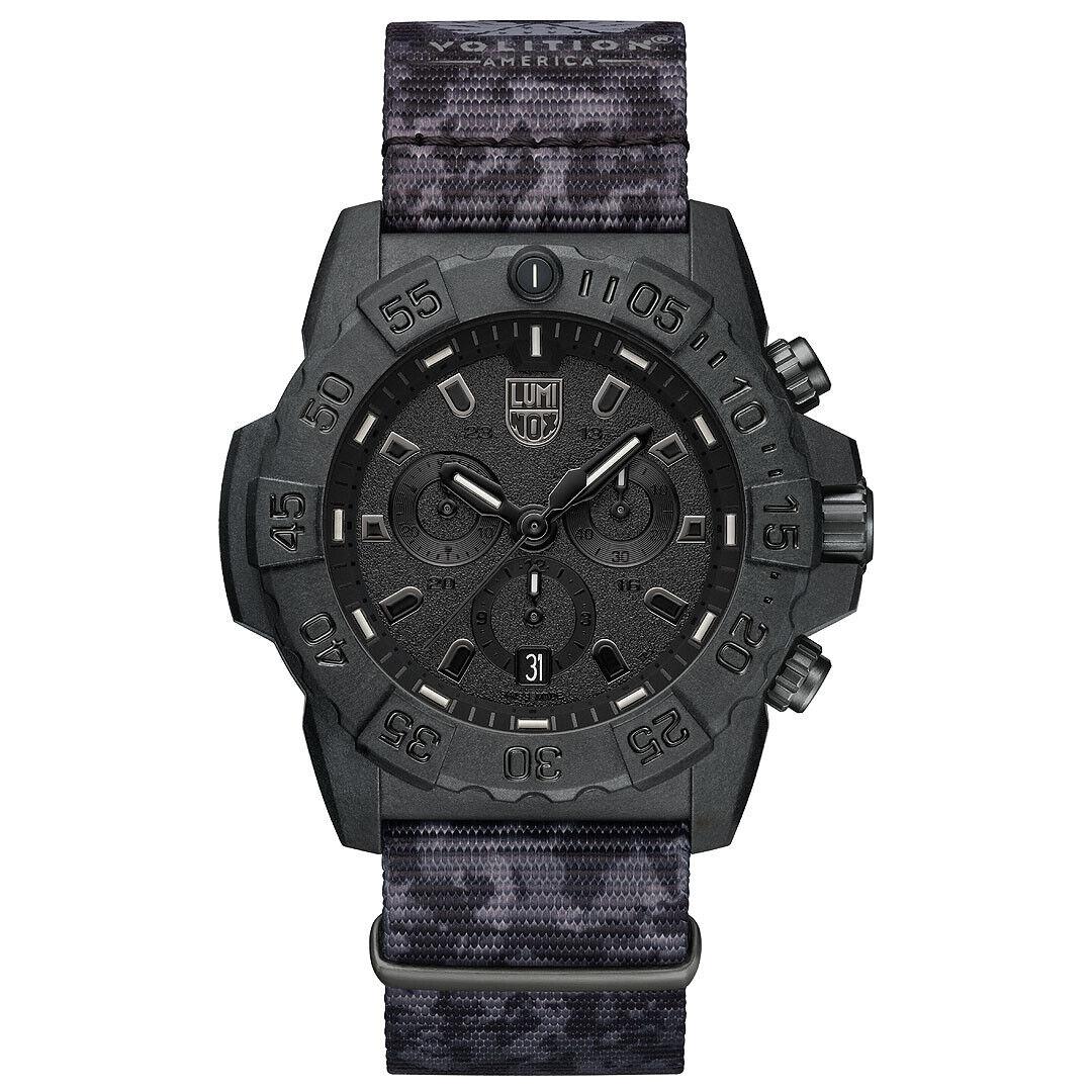 Luminox XS.3581.BO.VOL Volition Navy Seal Chrono 45 mm Camo Strap Quartz Men`s