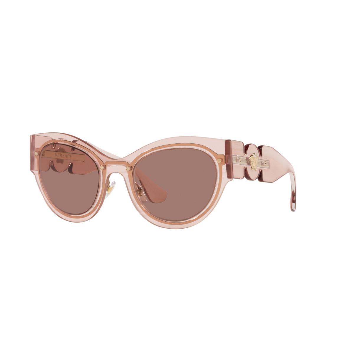 Versace Sunglasses VE2234 125273 53mm Transparent Pink / Light Brown Lens