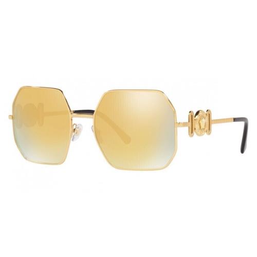 Versace Women`s VE2248 10027P 58 Fashion 58mm Gold Sunglasses