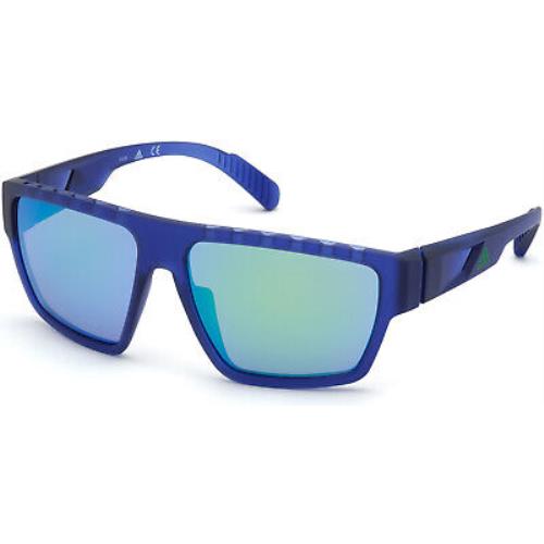 Male Adidas Sport SP0008 91Q 61MM Sunglasses