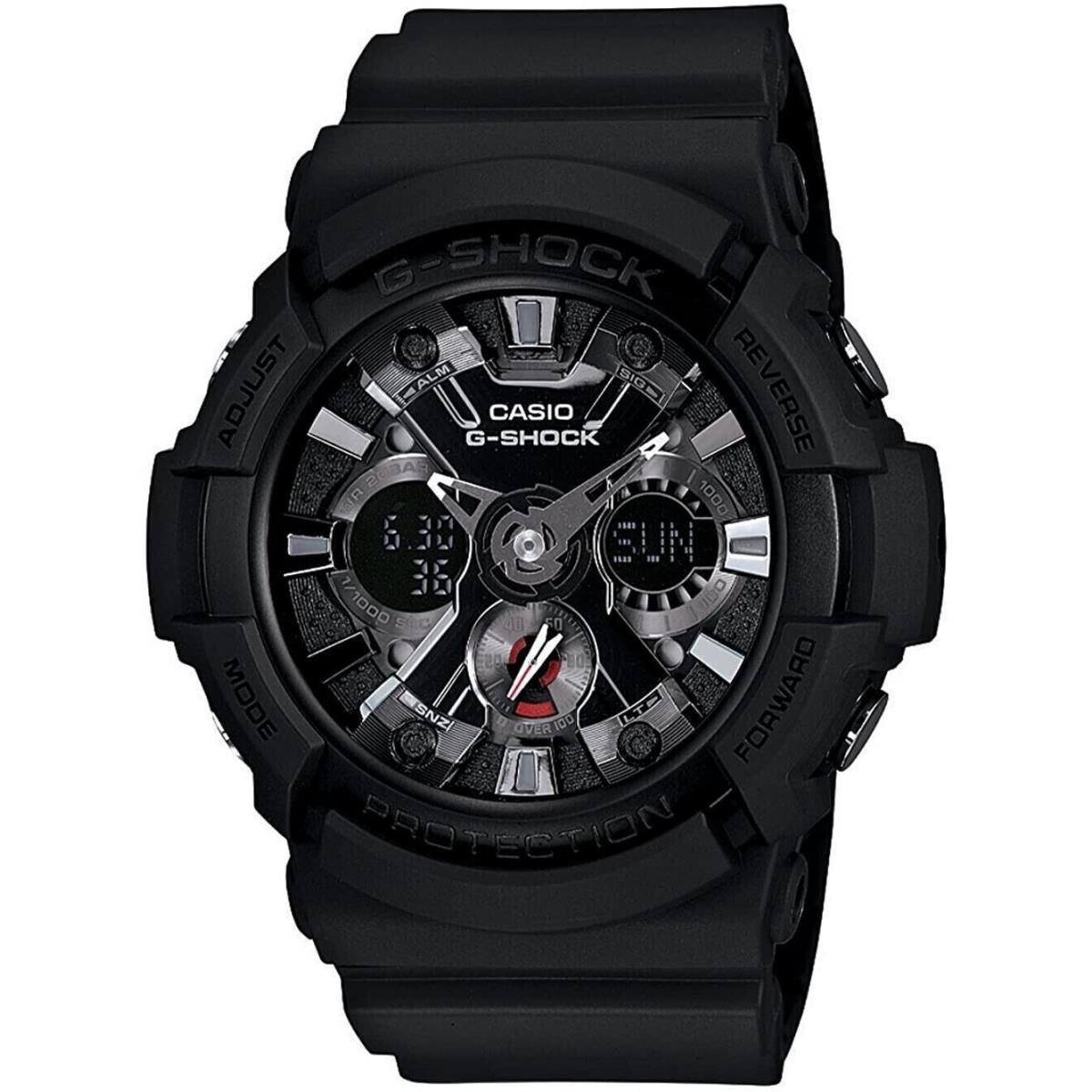 Casio G-shock Men`s Black Analog-digital Sports Watch GA201-1A