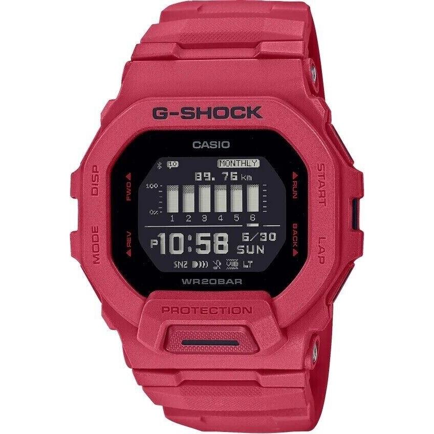 Casio G-shock GBD200RD-4 Men`s Watch