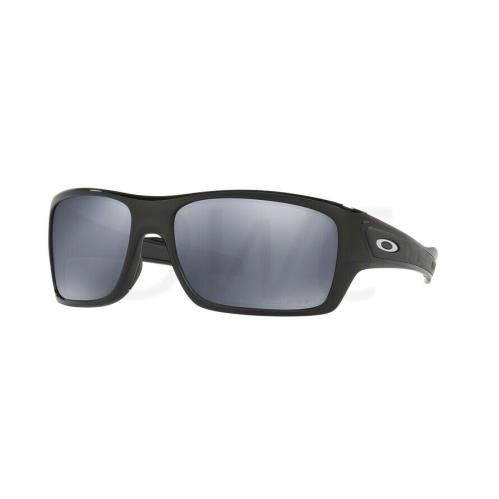 Oakley Turbine Polished Black Frame/black Iridium Polarized Sunglasses OO9263-08