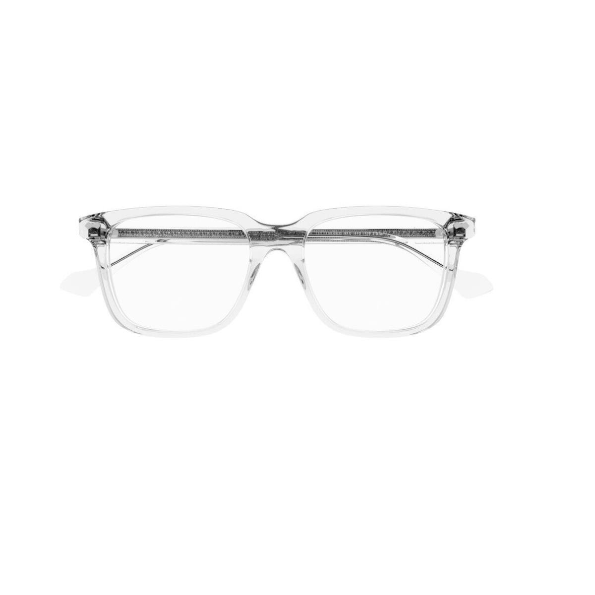 Gucci GG0737O 018 Transparent Crystal Oversized Rectangular Men`s Eyeglasses  - Gucci sunglasses - 889652361246 | Fash Brands