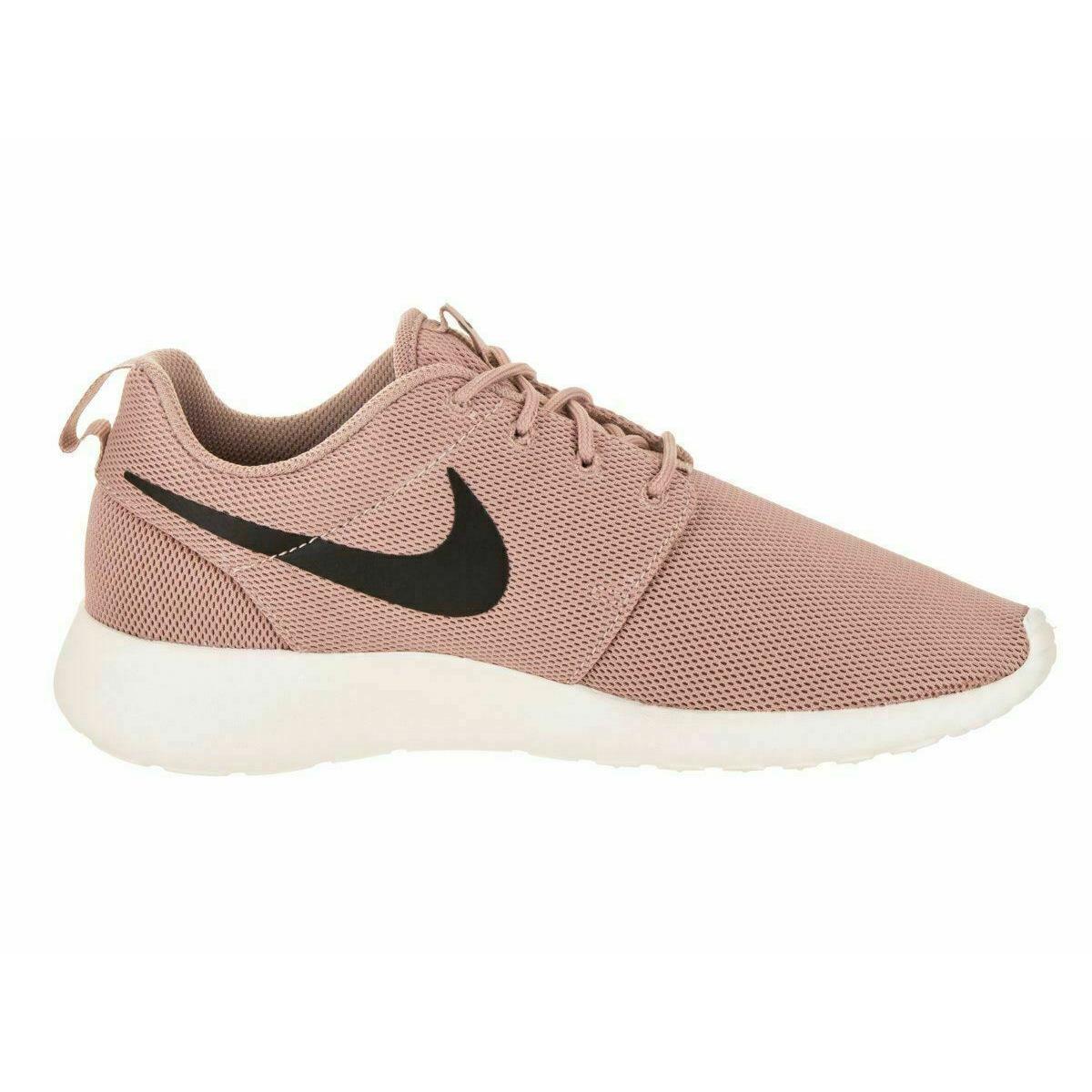 Nike Roshe One 844994-601 Women`s Brown White Athletic Running Shoes HS2136 - Brown & White