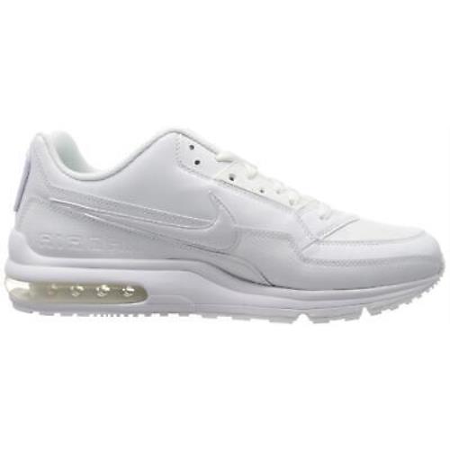 Nike Men`s Air Max Ltd 3 `triple White` Running Shoes - White/White-White , White/White-White Manufacturer