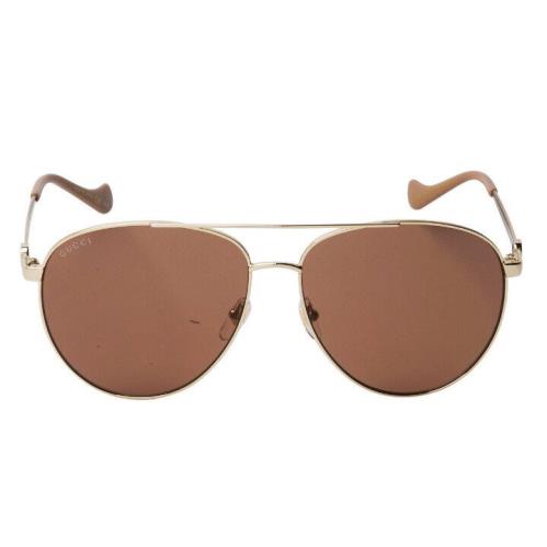 Gucci GG1088-004 Women`s Gold Frame / Brown Gradient Sunglasses