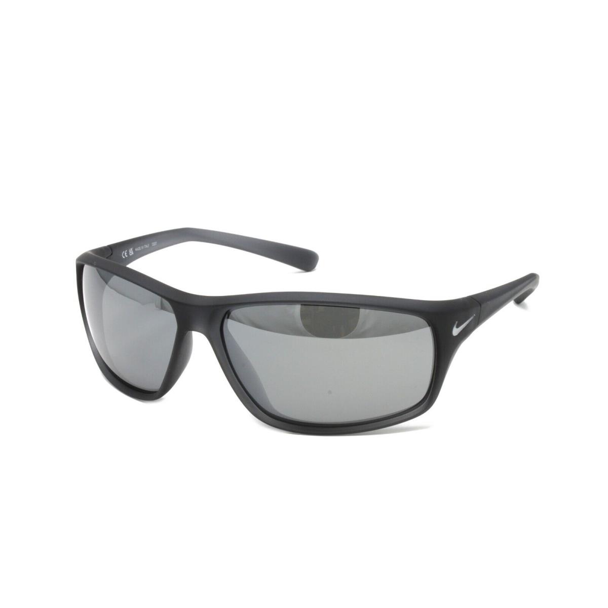Nike Sunglasses Adrenaline EV1134 010 Anthracite Silver 65mm Grey Mirror Lens