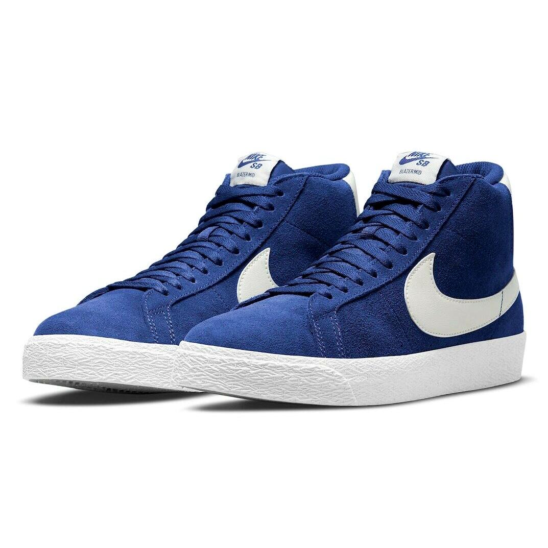 Nike SB Zoom Blazer Mid Mens Size 4.5 Sneaker Shoes 864349 403 Deep Royal Blue - Blue