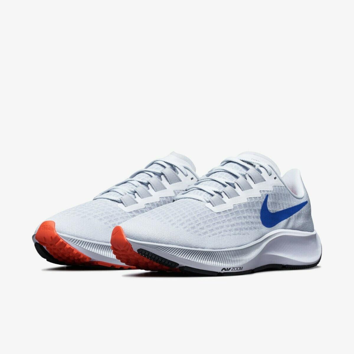 Nike Air Zoom Pegasus 37 Men Size 7 Grey White Running Shoes BQ9646 006