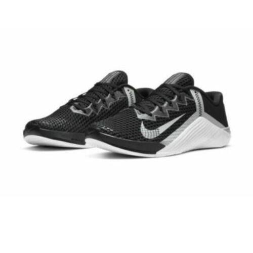 Nike Metcon 6 Shoes Men`s Size 9 Black Grey White Athletic Sneakers CK9388 010