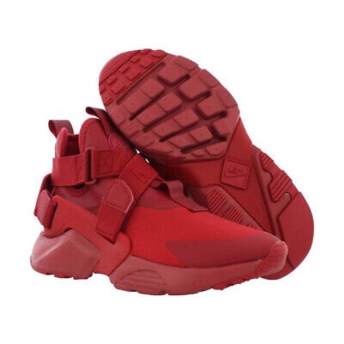Nike Huarache City Boys Shoes Size 5 Color: Gym Red