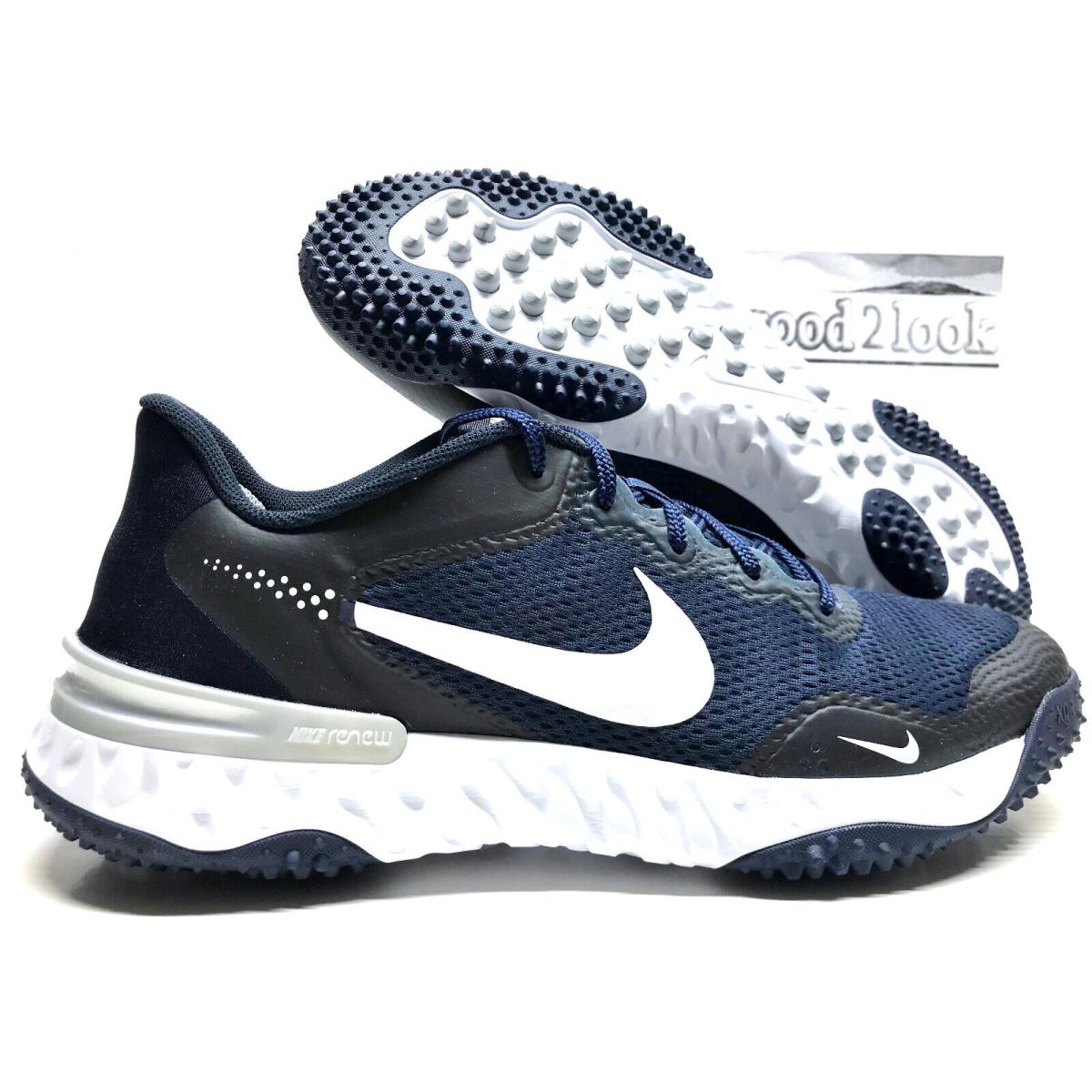 Nike Alpha Huarache Elt 3 Turf Baseball Shoe Nany/white Men`s 13 CK0748-400