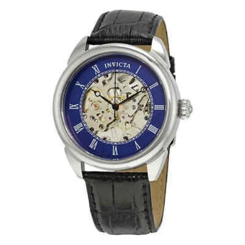 Invicta Specialty Mechanical Blue Skeleton Dial Men`s Watch 23534