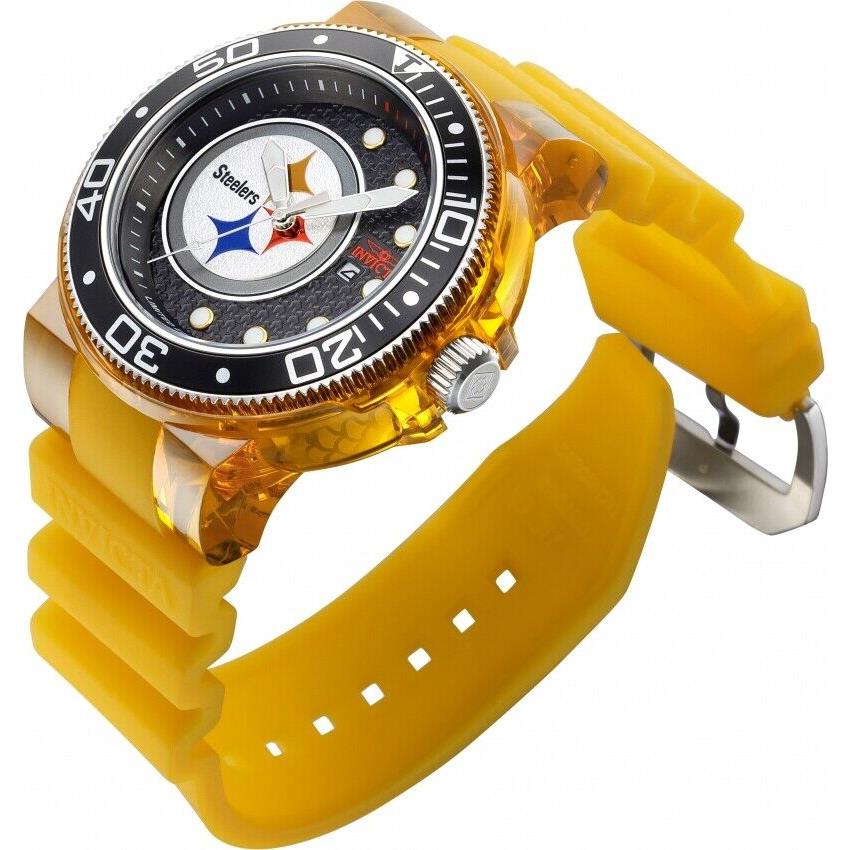 Invicta watch NFL - Blue Dial, Yellow Band, Blue Bezel
