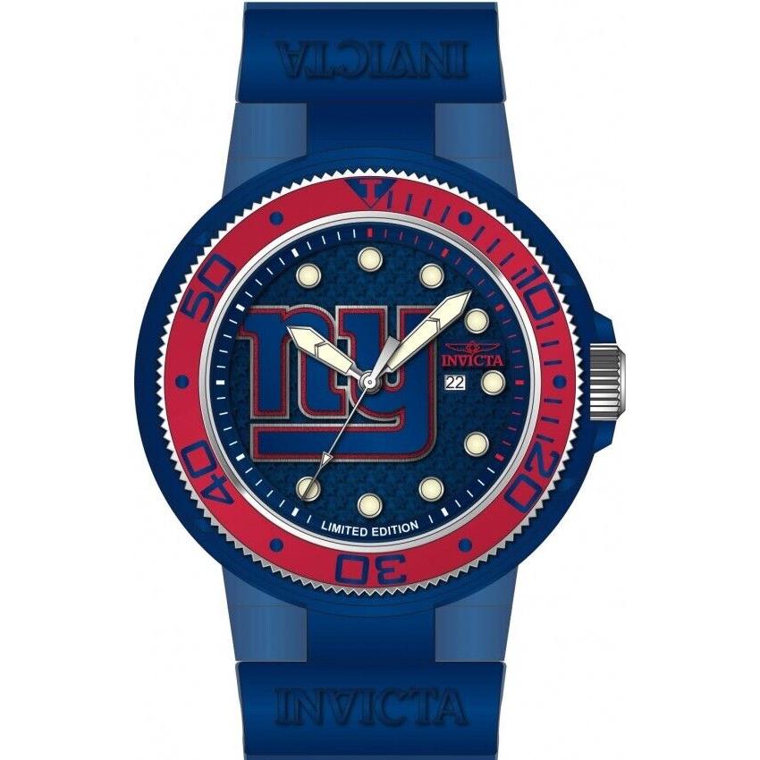 Invicta watch NFL - Red Dial, Blue Band, Red Bezel