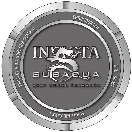 Invicta watch Subaqua - Blue Dial, White, Black Band, Silver Bezel