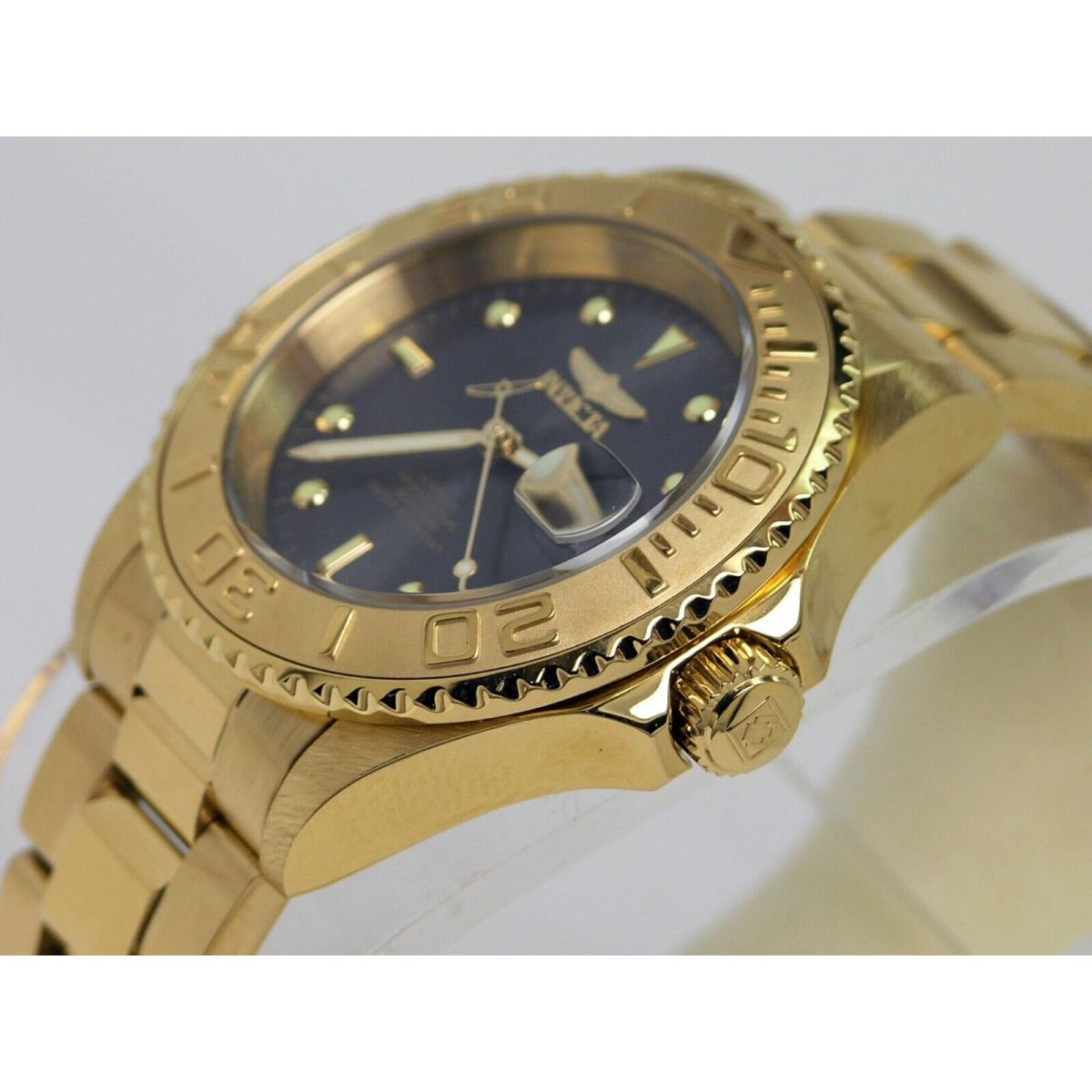 Invicta watch Pro Diver - Gray Dial, Gold Band, Gold Bezel
