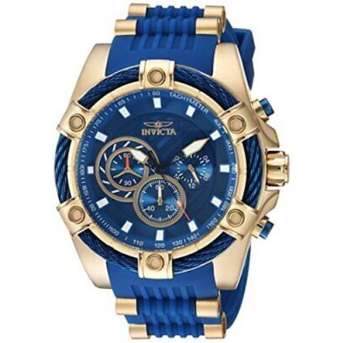 Invicta Men`s `bolt` Quartz Stainless Steel and Silicone Casual Watch 25527