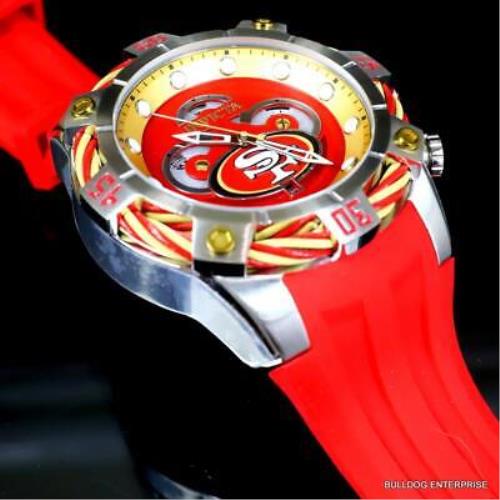 Invicta watch  - Red Face, Red Dial, Red Band