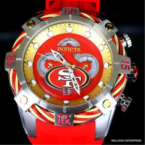 Invicta watch  - Red Face, Red Dial, Red Band