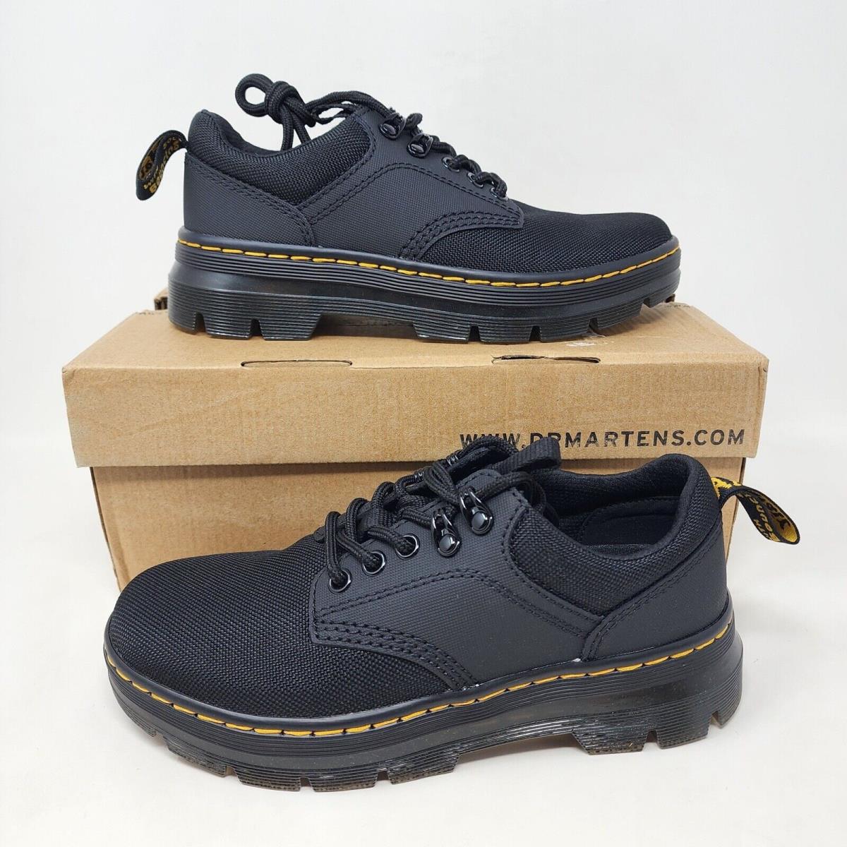 Dr. Martens Reeder Utility Nylon Shoes Black Women`s Size 6 US