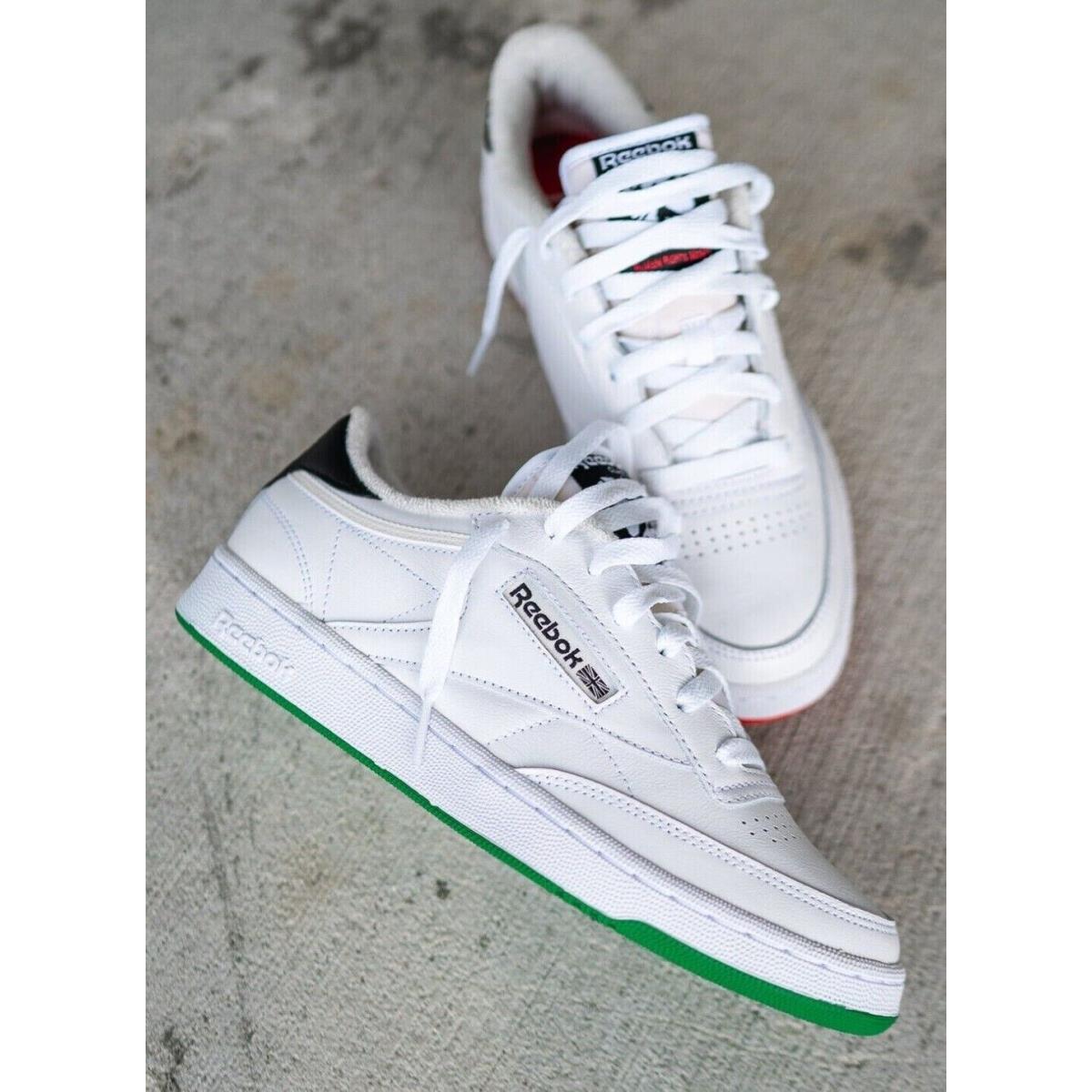 Reebok shoes  - Footwear White / Chalk White / Vector Red / Green 4