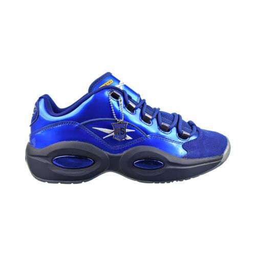 Reebok X Panini Question Low Rookie Signature Prizm Men`s Shoes Cobalt HQ1099 - Classic Cobalt-Collegiate Navy