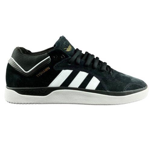 Adidas Men`s Tyshawn Core Black White Skate Shoes GY6947 Sizes 9 - 13