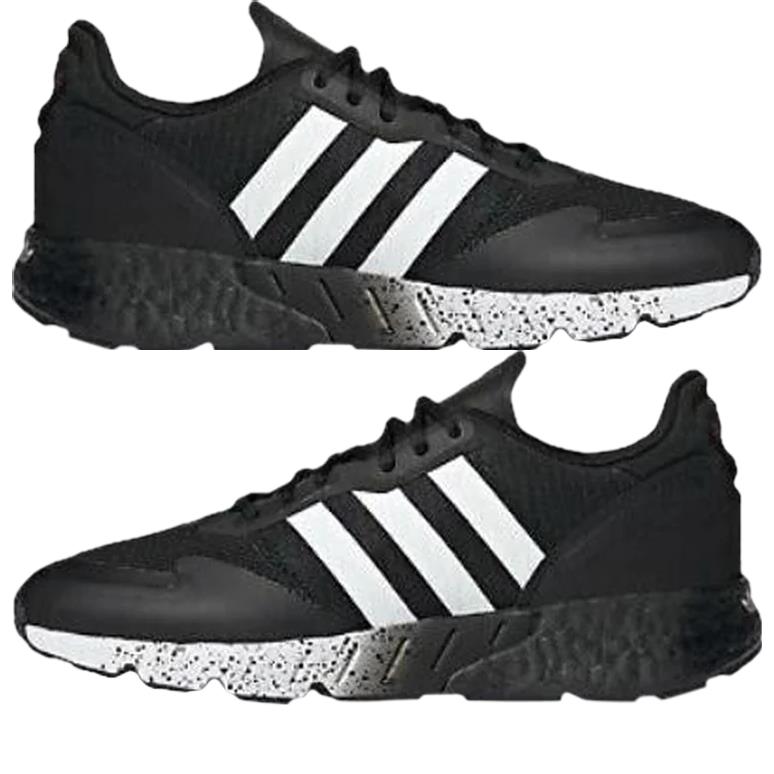 Adidas Originals ZX 1K Boost Black H01496 Men`s Running Casual Shoes Size 9