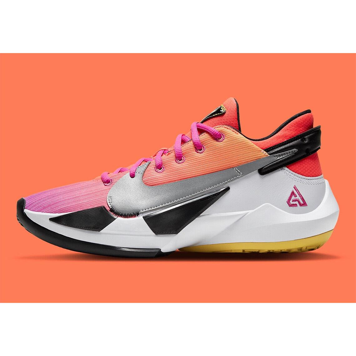 Nike shoes FREAK - Bright Crimson/Fire Pink/White/Black 1