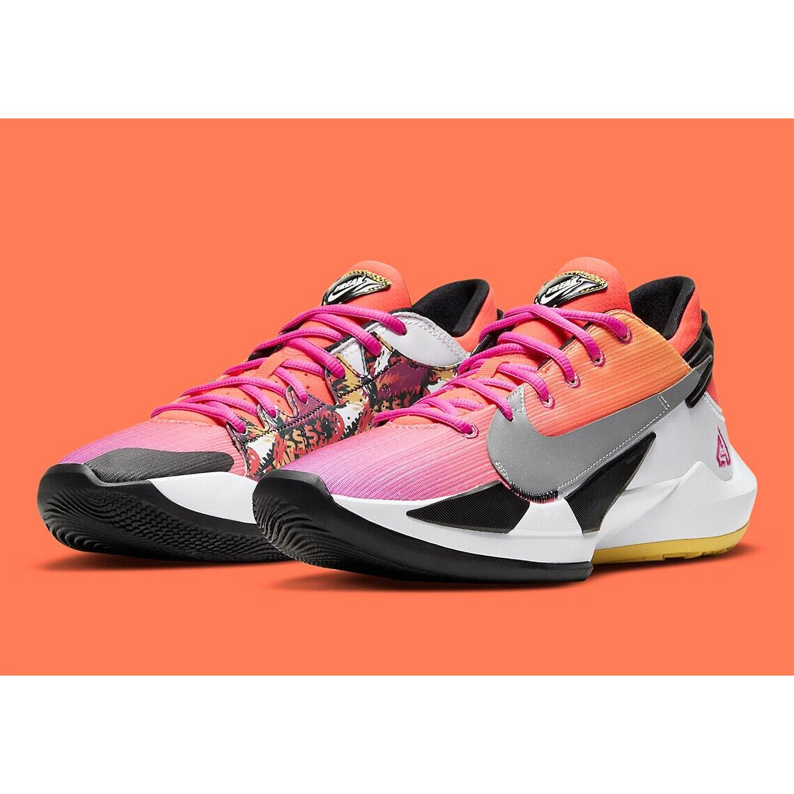 Nike shoes FREAK - Bright Crimson/Fire Pink/White/Black 4